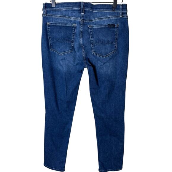 7 for all Mankind Women’s Sz 29 Josefina Jeans Boyfriend Fit Distressed - Picture 7 of 7